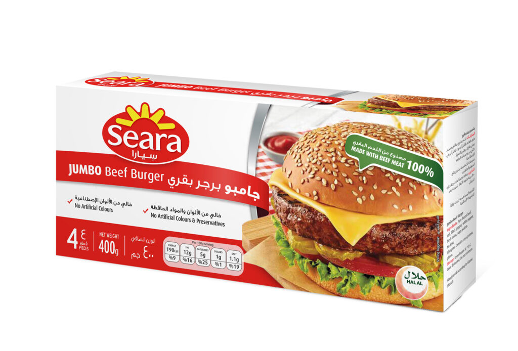 Seara Beef Burger Jumbo 400G