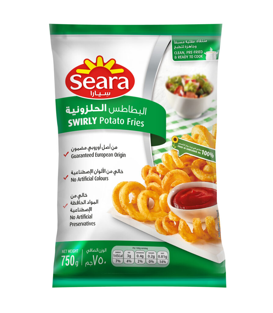 Seara Swirly Potato Fries (Curley Fries) 750G