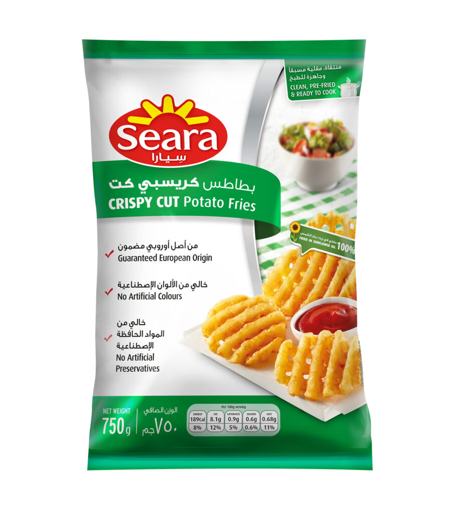 Seara Crispy Cut Potato Fries (Criss Cut Fries) 750G