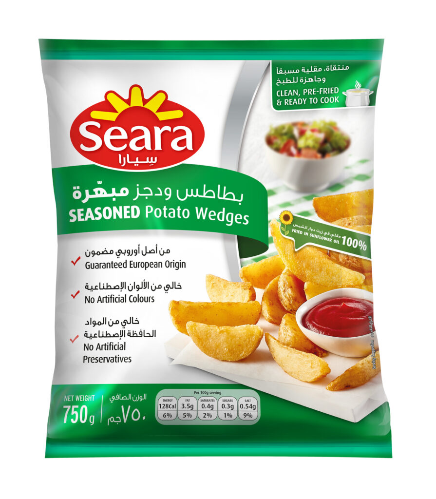 Seara Seasoned Potato Wedges (Wedges Fries) 750G