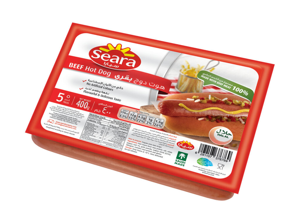 Seara Frozen Beef Hotdog 400G