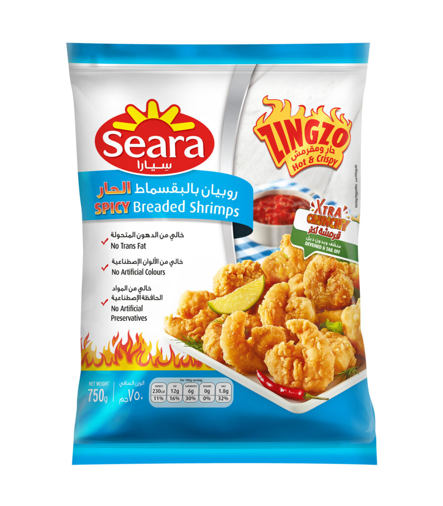 Seara Breaded Shrimps-Zingo 750G