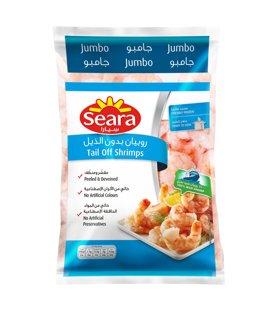 Seara Tail Off Shrimps Jumbo 380G