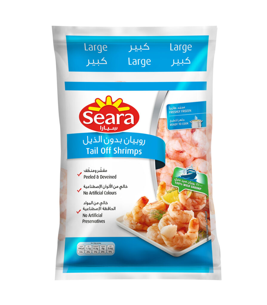 Seara Tail Off Shrimps Large 380G