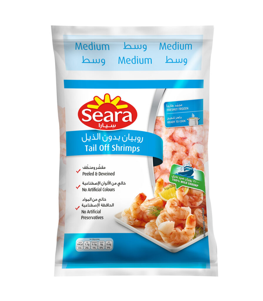 Seara Tail Off Shrimps Medium 380G