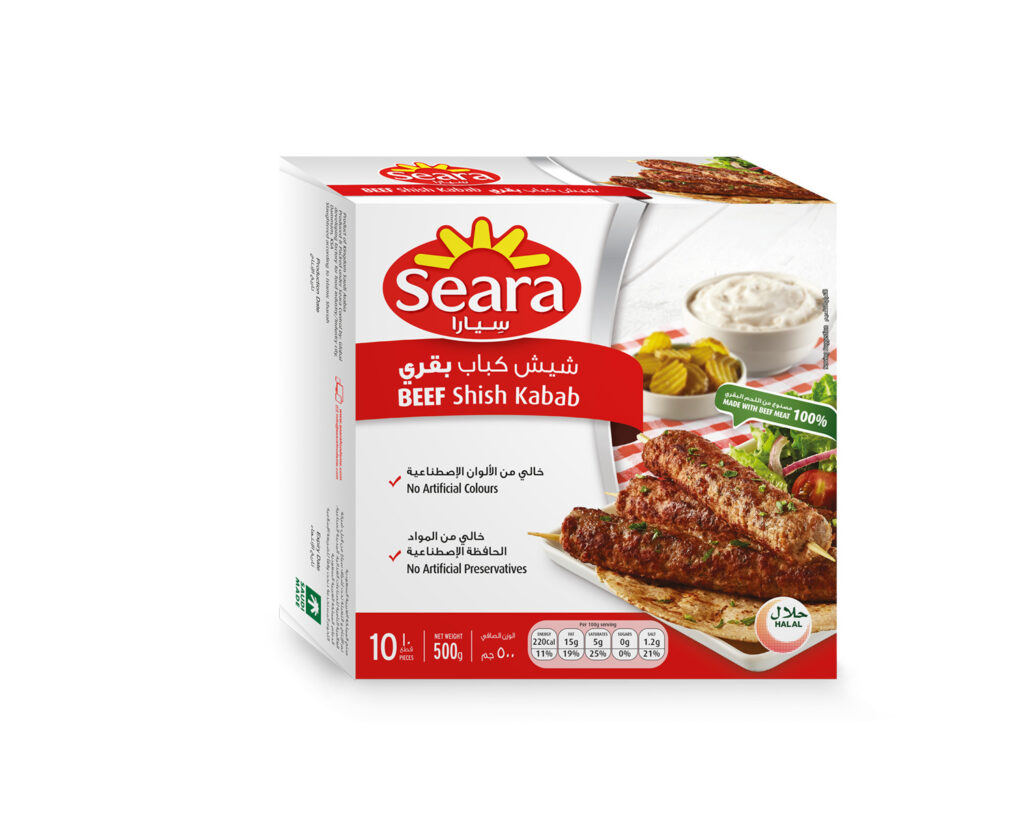 Seara Beef Kebab 500G